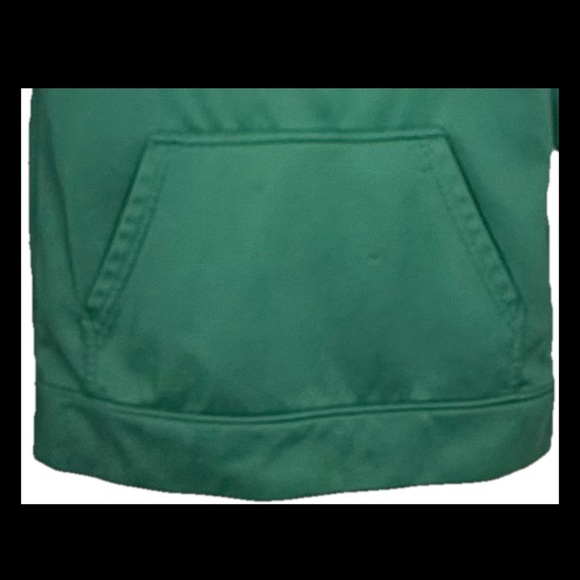 NBA Boys Youth Boston Celtics Hoodie Nylon  L 14-16 Green Pullover Pocket Logo - Picture 3 of 13